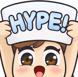 BrunetteGirlHYPE emote