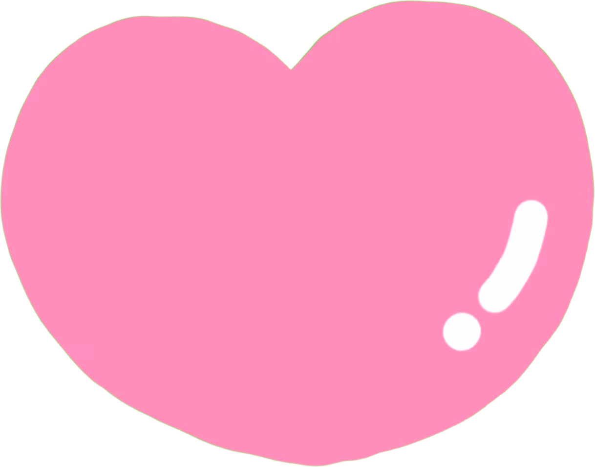 PinkHeartShiny emote