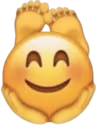 emoji_kickinfeet emote
