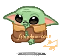 BabyYodaMaths emote