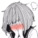 blushing emote