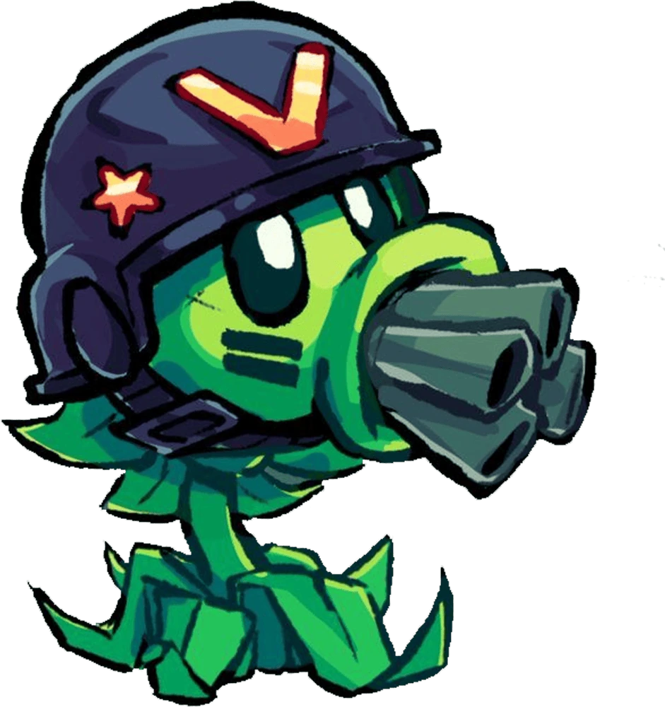 PVZ_GatlingPea emote