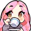 PinkGirlSip emote