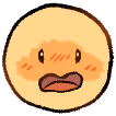 blushes emote