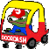 pepe_doordash_delivery_car animated emote