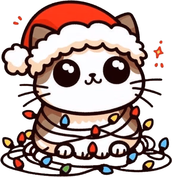 CuteChristmasCat emote