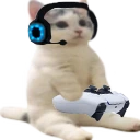catsittingverycomfortablegaming emote