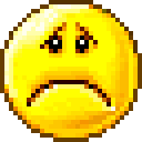 Sad animated emote