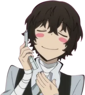 Dazai_blushing emote