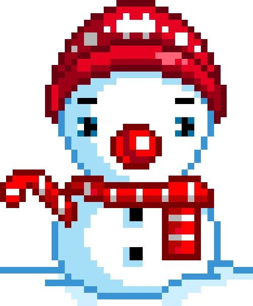 pixel_snowman emoji