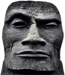 Moai_eyebrow_raise_the_rock emote