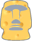Cheese_Moyai emote