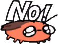 no_kawaii_roach emote