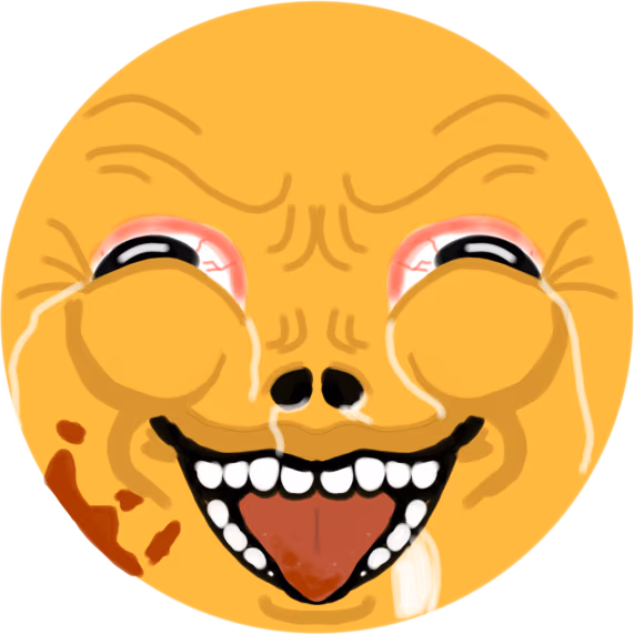 unhinged_smile emote