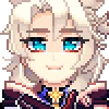 AlbedoFlowerHappygif emote