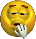 Yawn emoji