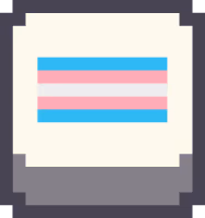 pixel_flag_transgender emote