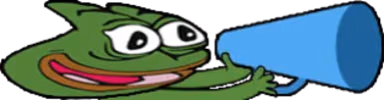 Pepegaphone emote