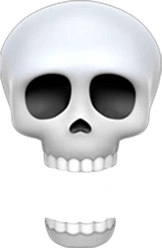Skull_JawDrop emote