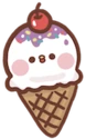 Kawaii_icecream emoji