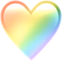 PastelRainbowHeart emoji