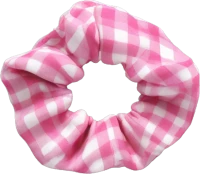 Pink_white_plaid_scrunchie emote