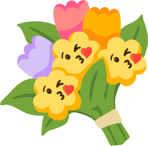 kissbouquet emote