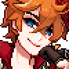 TartagliaWeaponPixelgif animated emote