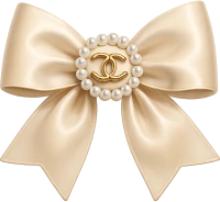Chanel_beige_bow sticker