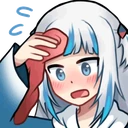 GawrGuraPanic emote