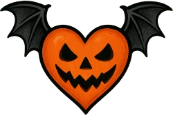 Halloweenheartwithwings emote