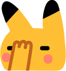 pikafacepalm emote