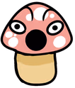 shockedshroomie emote