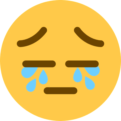 depressed emoji