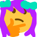 ThinkingViolet emote