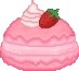 StrawberryMacaroon emote