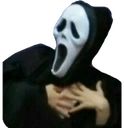 GhostFaceGasp emote