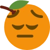 PensiveOrange emote