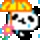pixel_panda_rain emote