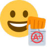 face_with_a_plus_grade emote