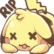 PikaRIP emote