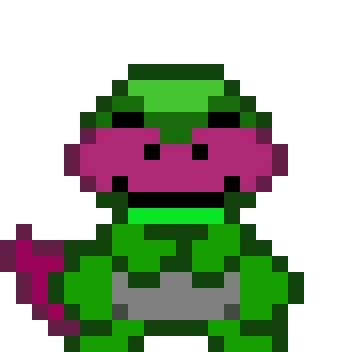 Pixel_happy_dino emoji
