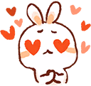 bunny_hearts emote