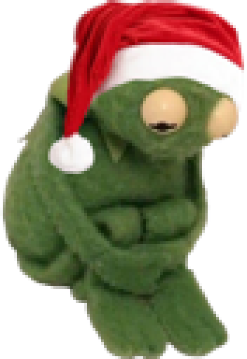 SadXmasKermit static emote