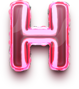 Letter_H_foil_balloon static emote