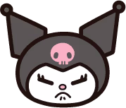 kuromi_pout emote
