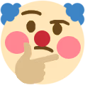 thinkclown emote