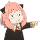 AnyaPoint emote