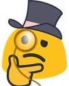 classyblobthink emote