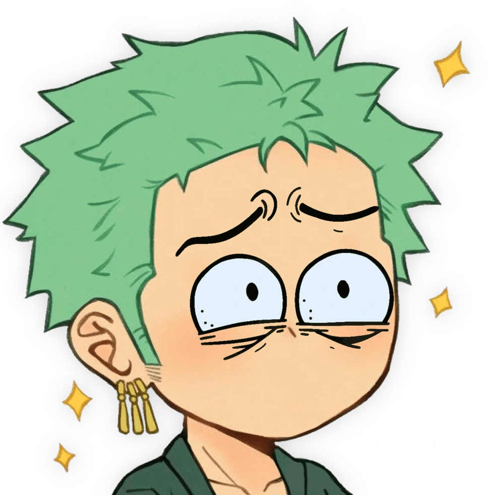 Zoro_Scared emote
